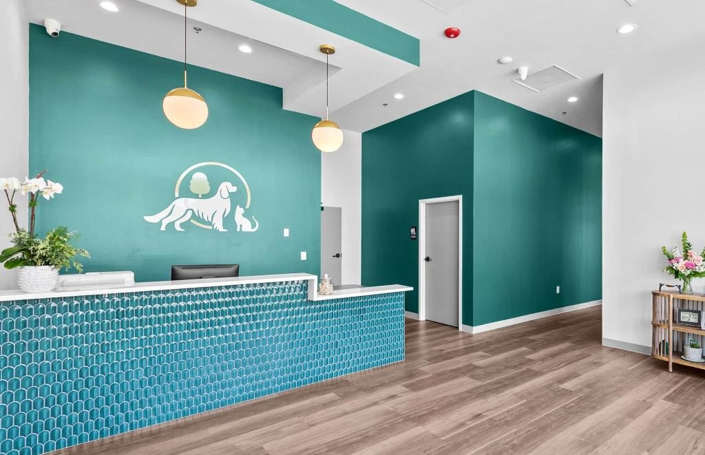 Parkside Pet Hospital reception area